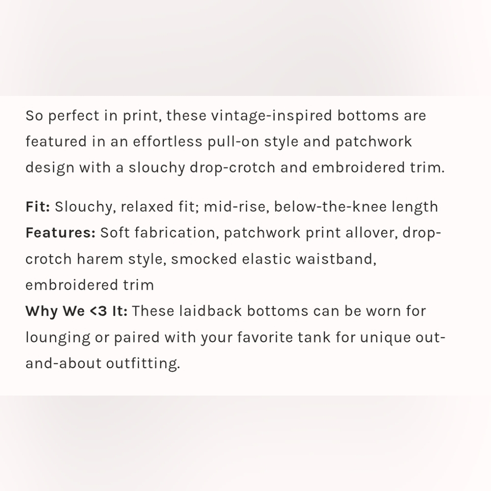 Free People Endless Afternoon Bloomers In Cream - Picture 9 of 9